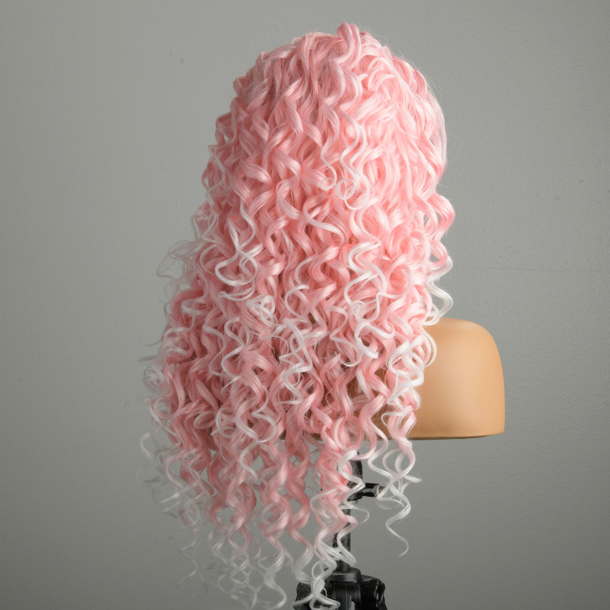 "Galactic Unicorn" | Synthetic Lace Front Wig | Long Curly Pink Wig